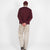 Slouchy Cardigan - Burgundy - View 7