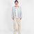 Woven Chore Coat - Natural & Navy Heather - View 3