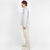 Woven Chore Coat - Natural & Navy Heather - View 5