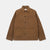 Woven Chore Coat - Nicotine - View 1