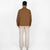 Woven Chore Coat - Nicotine - View 5
