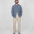 Crissman Overshirt - Faded Blue Dry Waxed Rip Stop - View 2