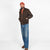 Full-Throttle Moto-Sweater - Brown - View 3