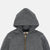Full-Throttle Moto-Hoodie - Charcoal - View 2