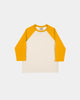 Heavy Duty Baseball Tee - 2-Tone Natural & Gold
