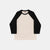 Heavy Duty Baseball Tee - 2-Tone Natural & Black - View 1