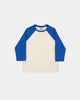 Heavy Duty Baseball Tee - 2-Tone Natural & Royal