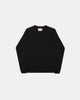 Heavy Duty Long Sleeve Tee - Non Pocket  w/ Cuff - Black