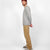 Heavy Duty Long Sleeve Tee - Non Pocket w/ Cuff - Heather - View 4