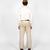 Heavy Duty Long Sleeve Tee - Non Pocket  w/ Cuff - Natural - View 5