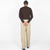 Heavy Duty Long Sleeve Tee - Single Pocket - Brown - View 3