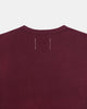 Heavy Duty Long Sleeve Tee - Single Pocket -Burgandy - View 8