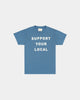 Heavy Duty Tee - Support Your Local / Faded Blue