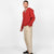 Spring Slouchy Cardigan - Forster Red - View 3