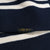 Striped Wool Scarf - Dark Navy / Off White - View 3