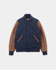 Varsity Jacket - Dark Navy / Luggage - View 1