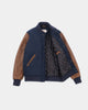 Varsity Jacket - Dark Navy / Luggage - View 2