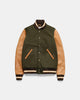 Varsity Jacket - Loden / Rust