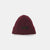 Wool Knit Watch Cap - Burgundy - View 1