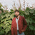 Slouchy Cardigan - Burgundy - View 2
