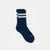 Heavy Duty Wool Socks - Navy Off White - View 1