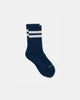 Heavy Duty Wool Socks - Navy Off White