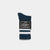 Heavy Duty Wool Socks - Navy Off White - View 3